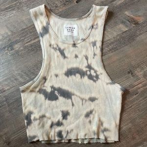 Urban Outfitters cropped acid wash tank top